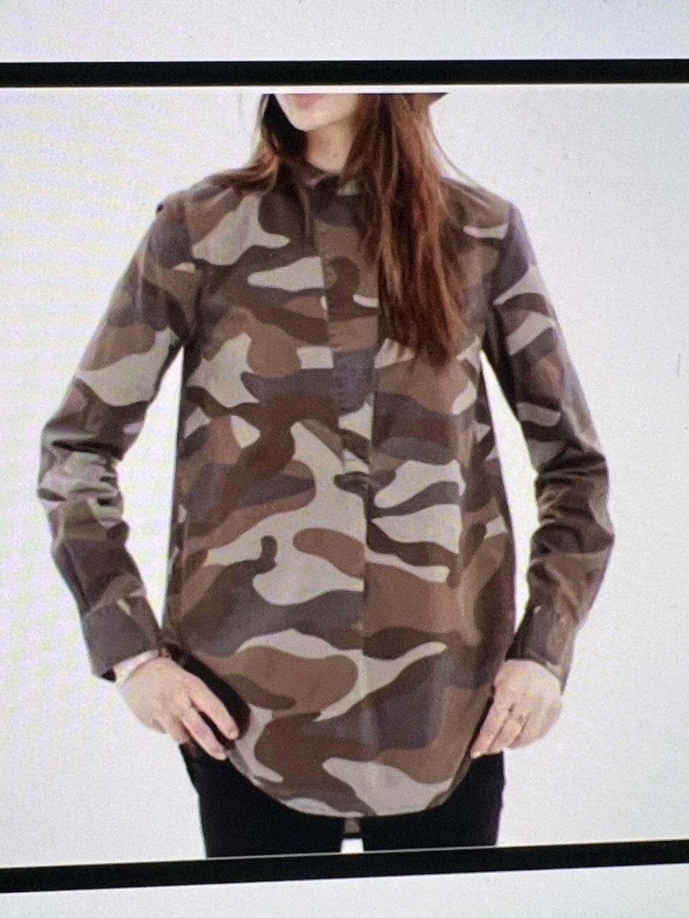Madewell CAMO Tunic top